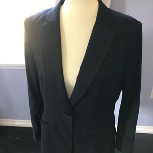 H and M black blazer size 12